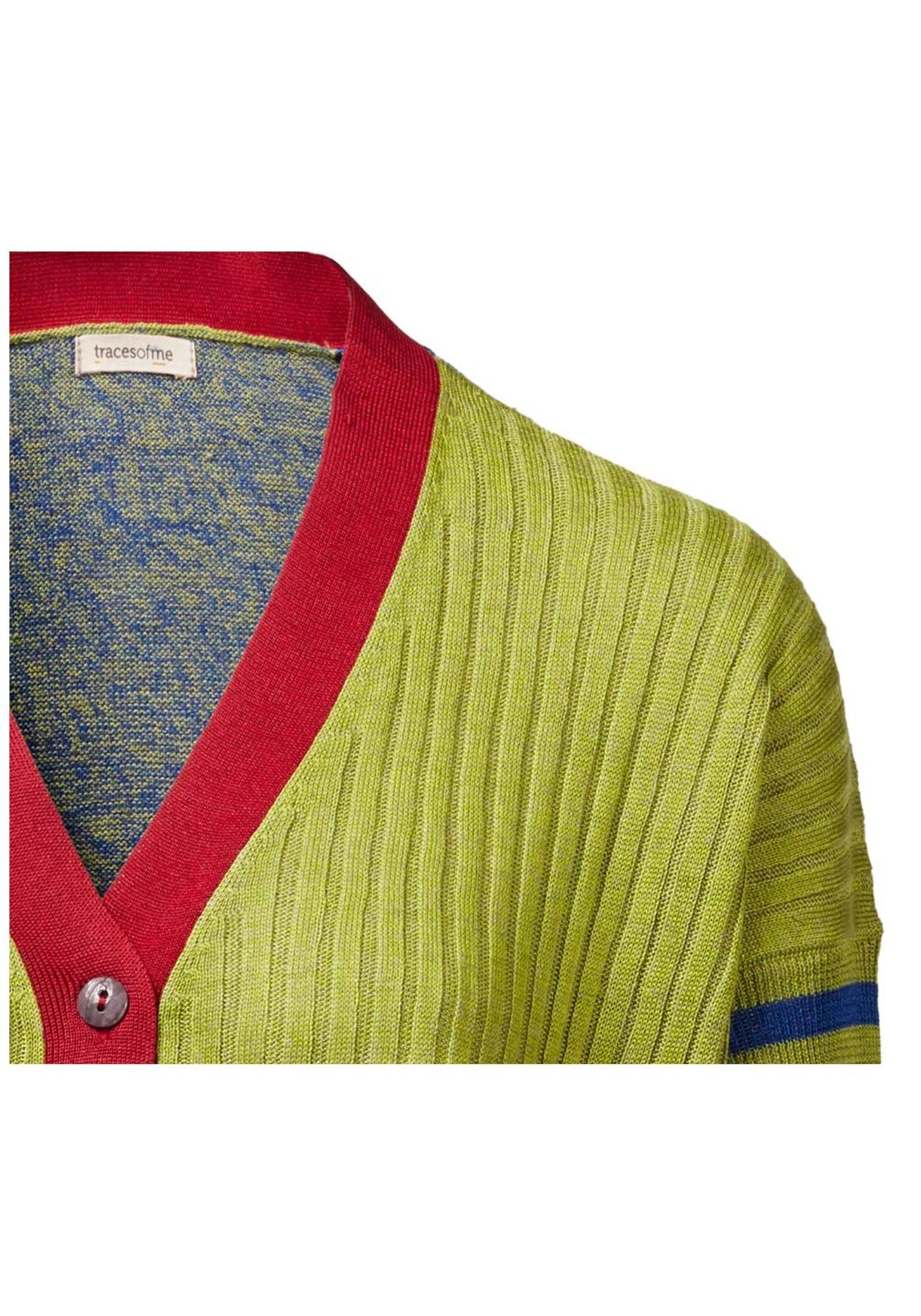 Cardigan Mini Short Sleeves Mazarine Blue - Traces of Me