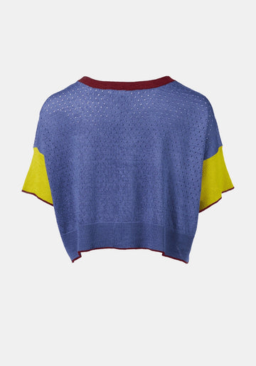 Cardigan Sporty Amparo Blue - Traces of Me