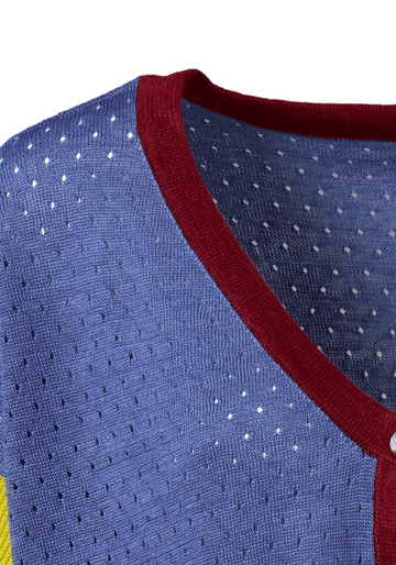 Cardigan Sporty Amparo Blue - Traces of Me