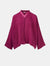 Coat Ailko Hemp Checks Fuschia - Traces of Me