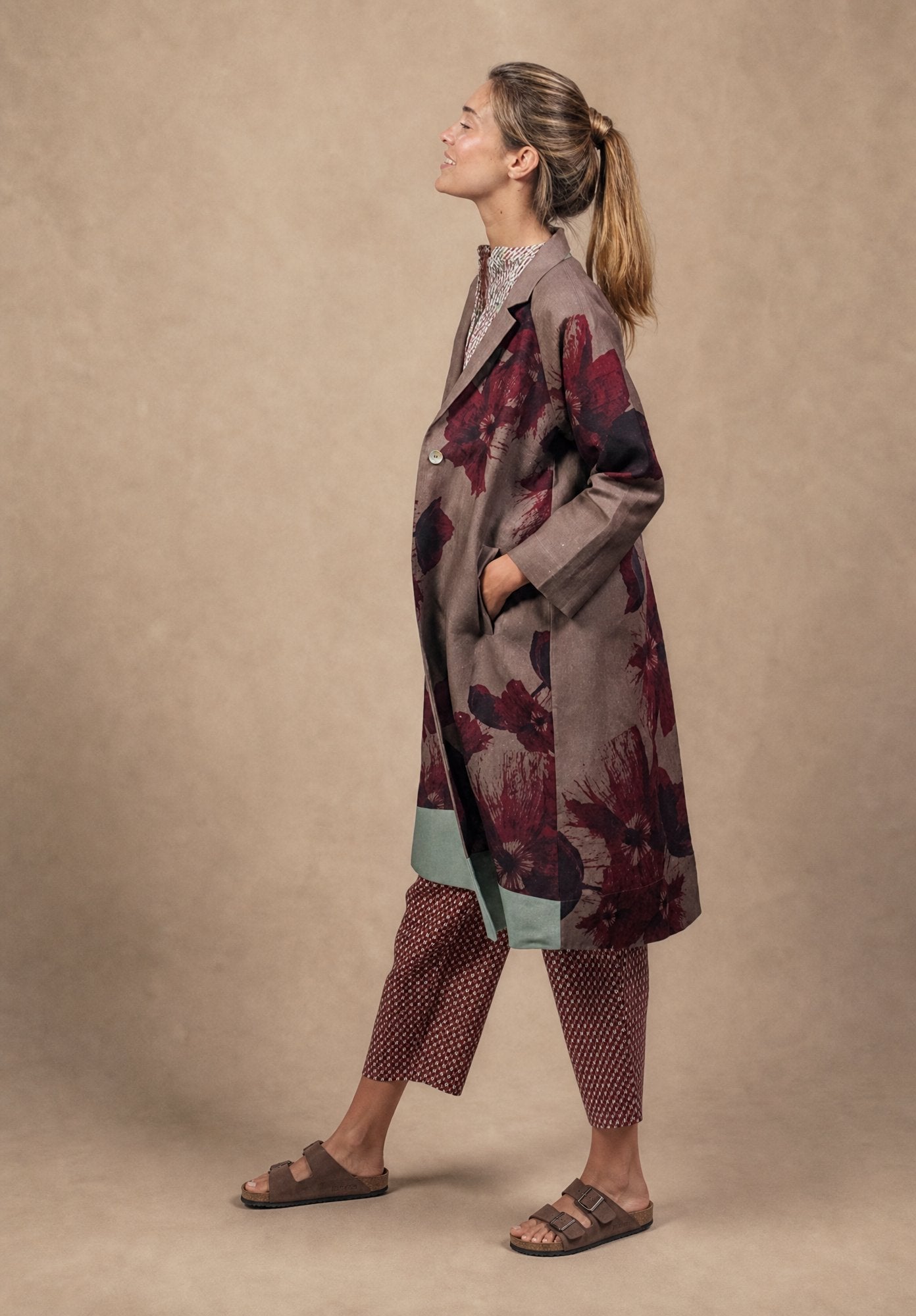 Coat Amaira Flowers - Traces of Me