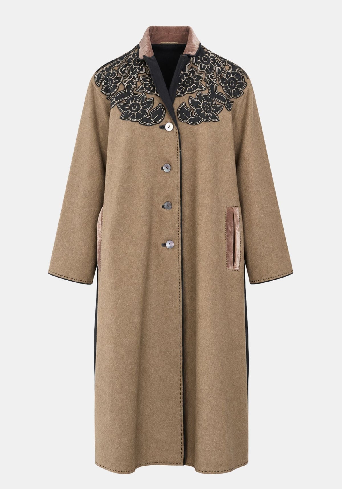 Coat Classic Oversize Camel - Traces of Me