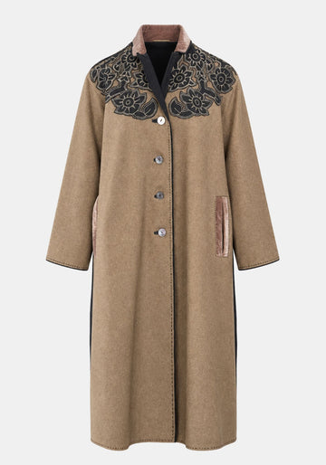 Coat Classic Oversize Camel - Traces of Me