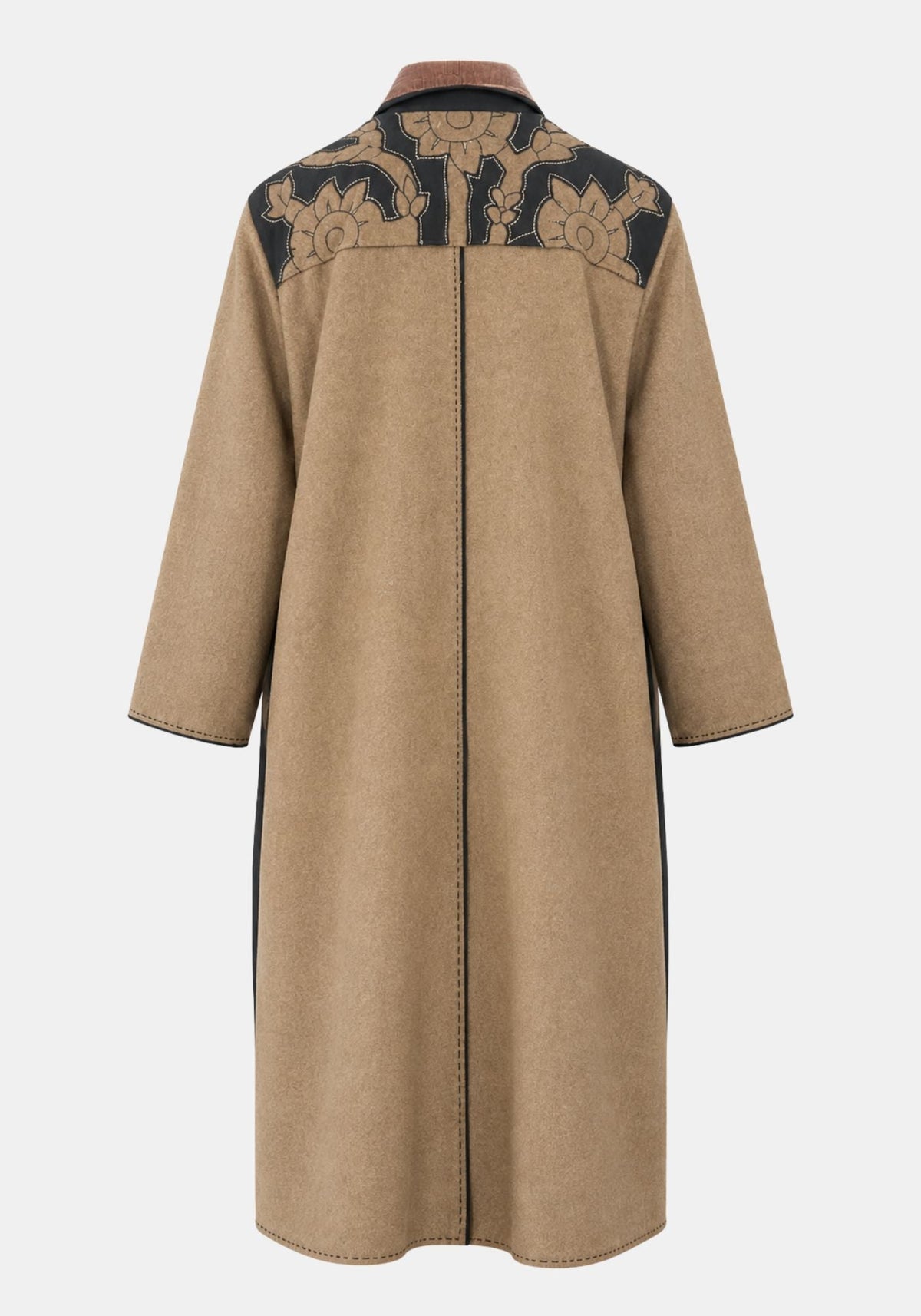 Coat Classic Oversize Camel - Traces of Me