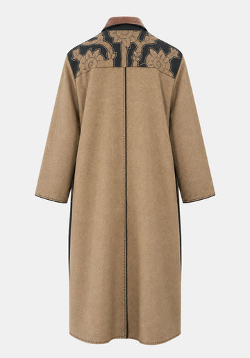 Coat Classic Oversize Camel - Traces of Me