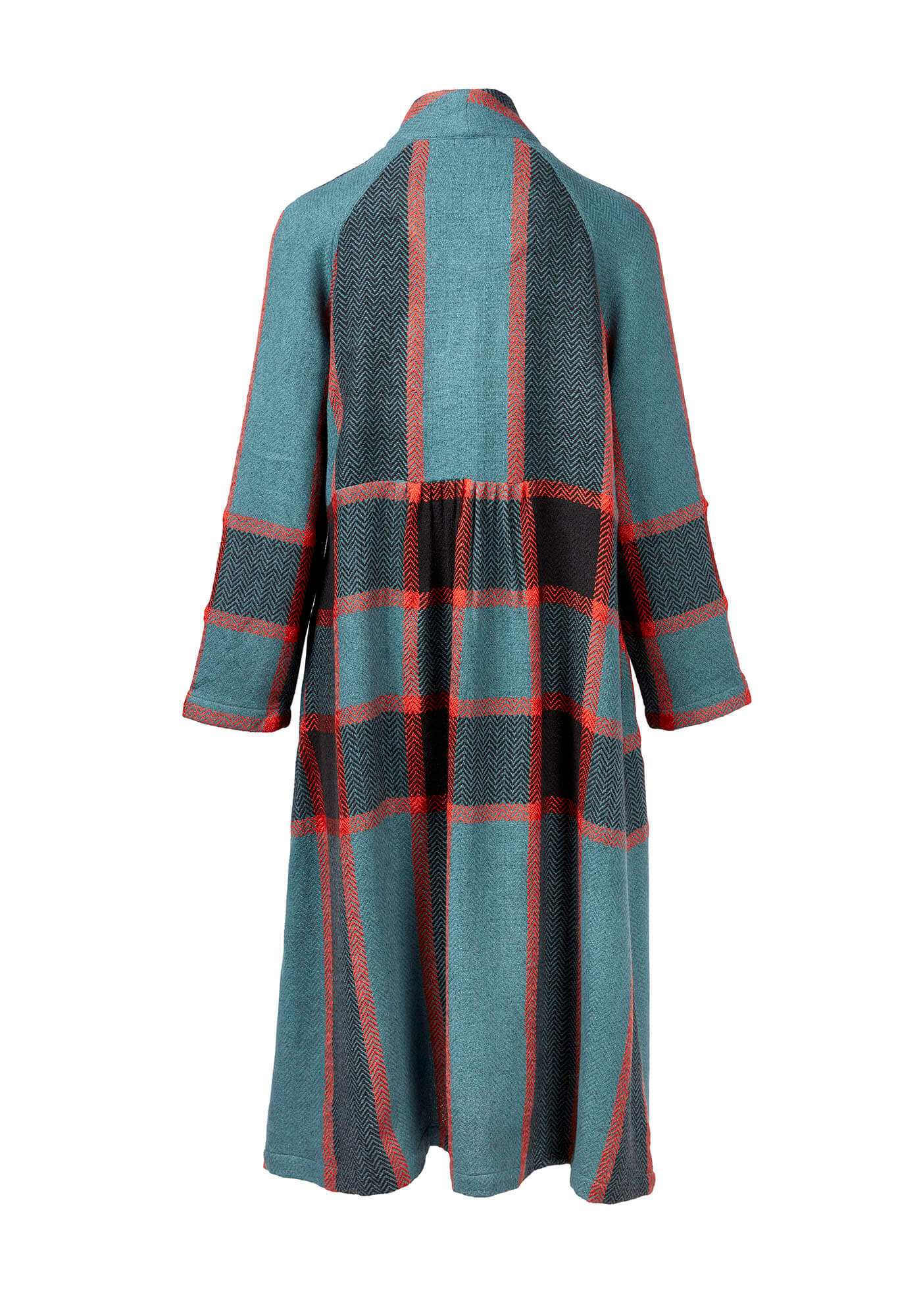 Coat Cudd Tartan Celeste - Traces of Me