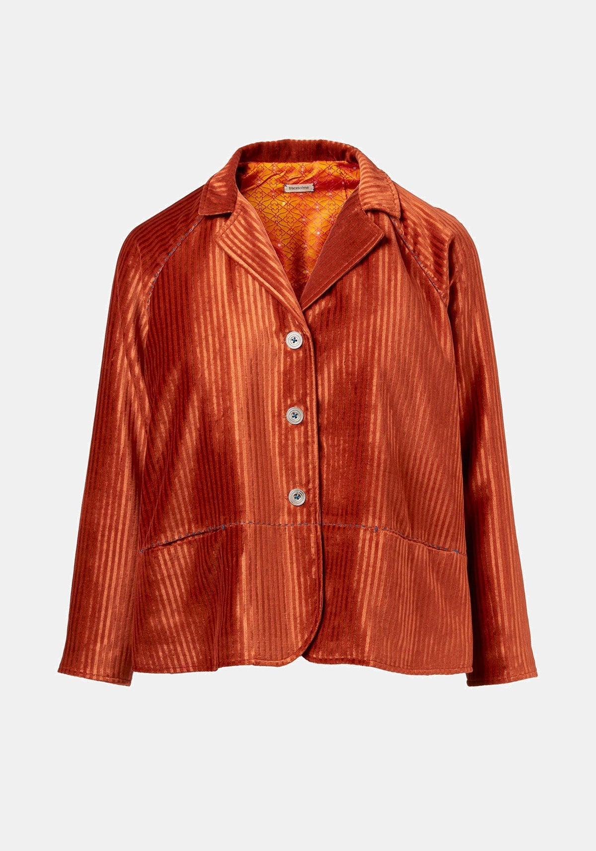 Coat Garconette Burnt Sienna - Traces of Me