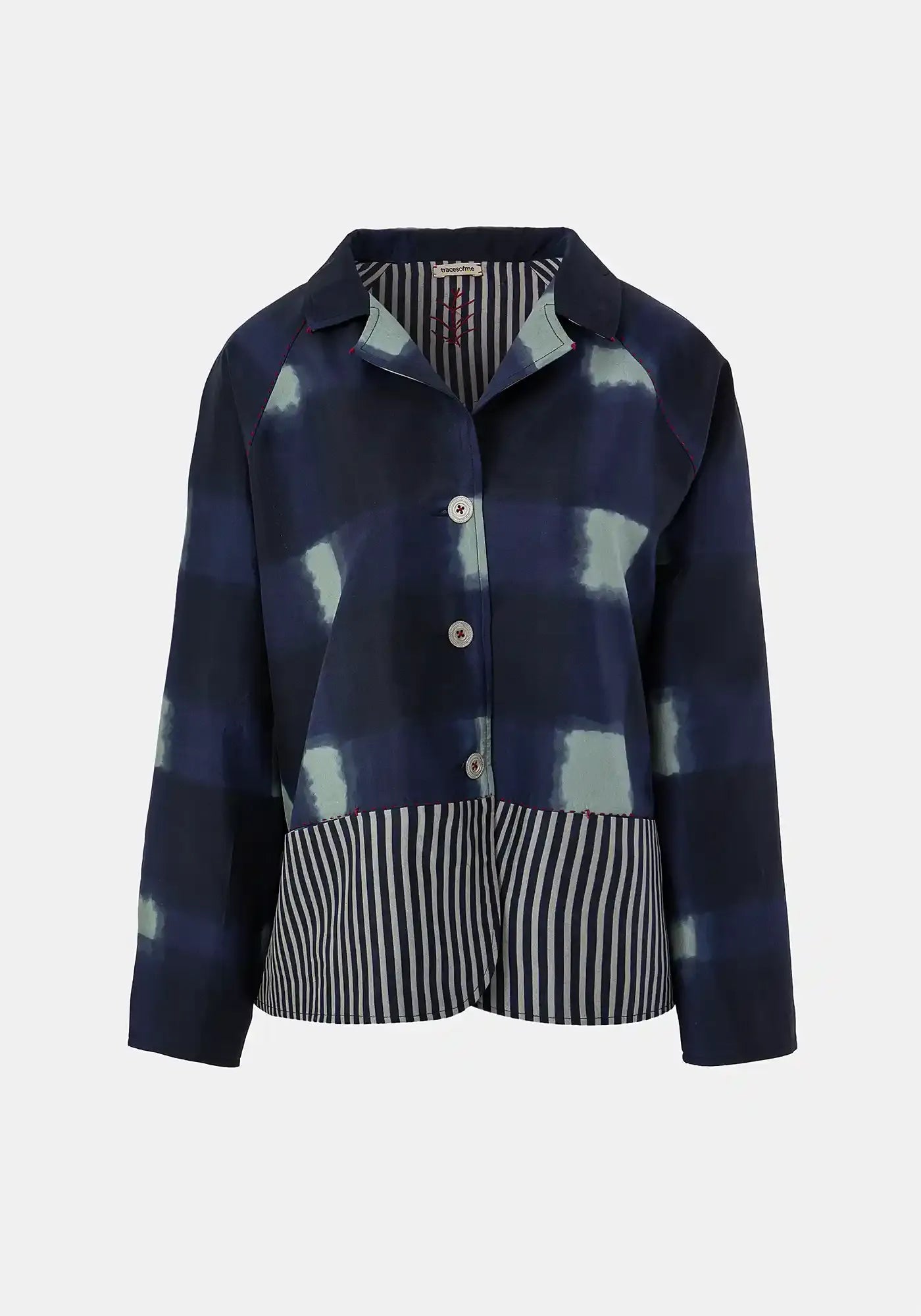 Coat Garconette Watercolour Checks - Traces of Me