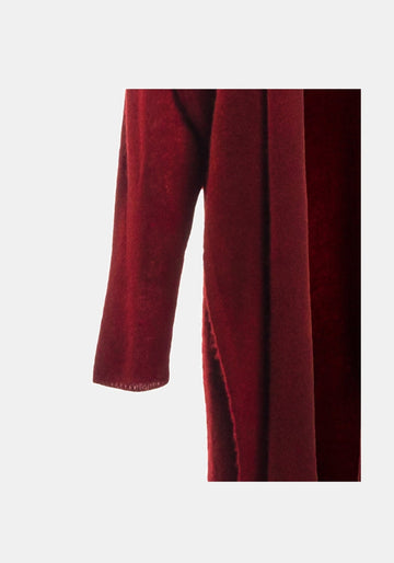 Casaco Plume Cherry – caxemira, vista alternativa | Traces of Me