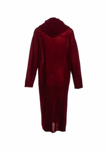 Coat Plume Cherry – cashmere, alternate view | Traces of Me