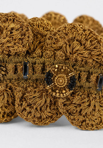 Collar Lace 3 Buttons & Sequins - Traces of Me