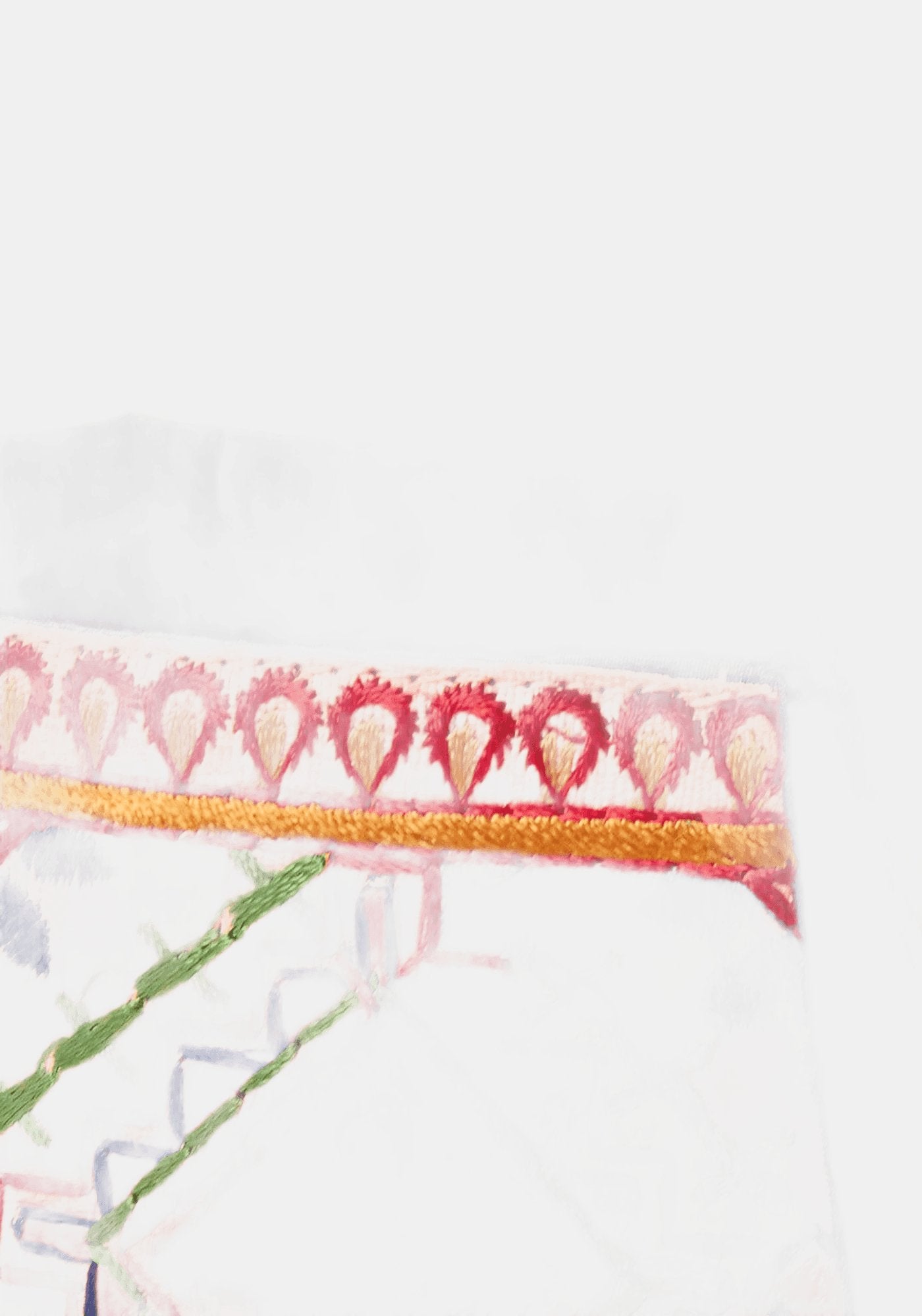 Cuffs Classic Embroidered Lace Flowers - Traces of Me