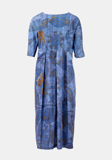 Dress Abyss Sunflowers Amparo Blue - Traces of Me