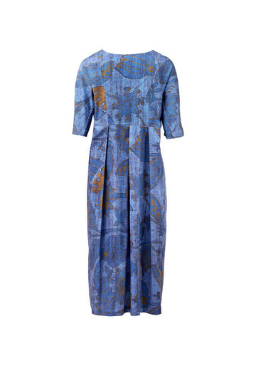 Dress Abyss Sunflowers Amparo Blue - Traces of Me