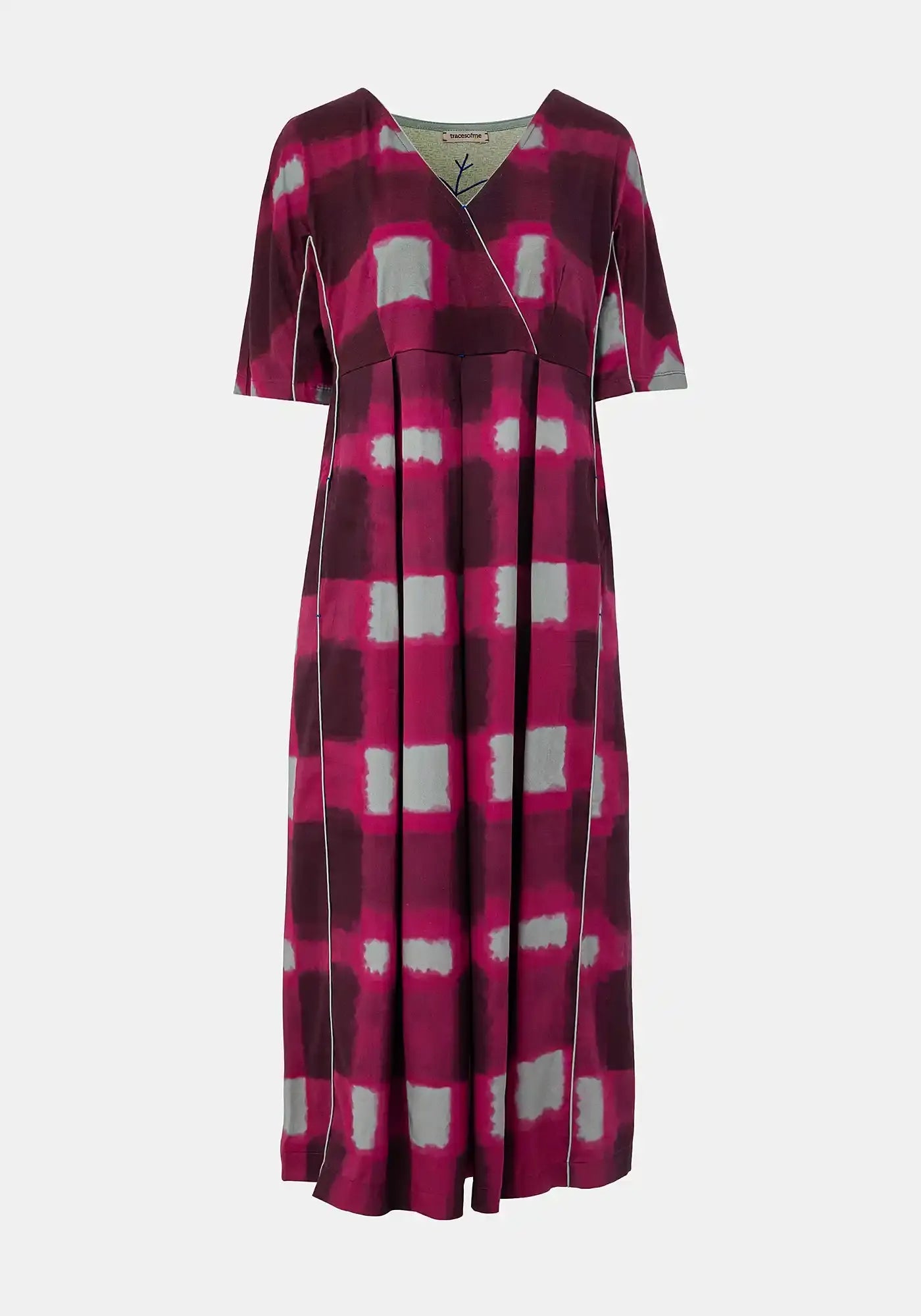 Dress Abyss Watercolour Checks - Traces of Me