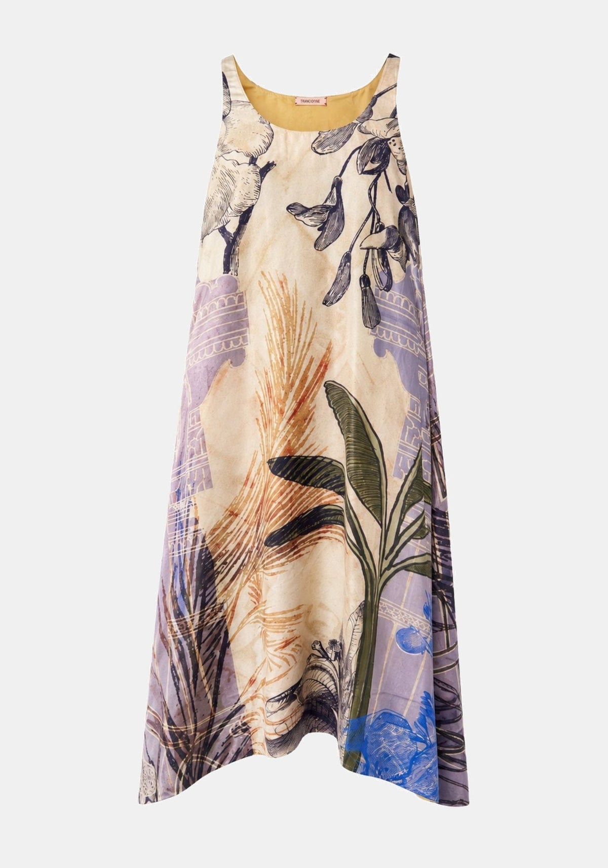Vestido Ballarina Mughal – seda, vista de producto | Traces of Me