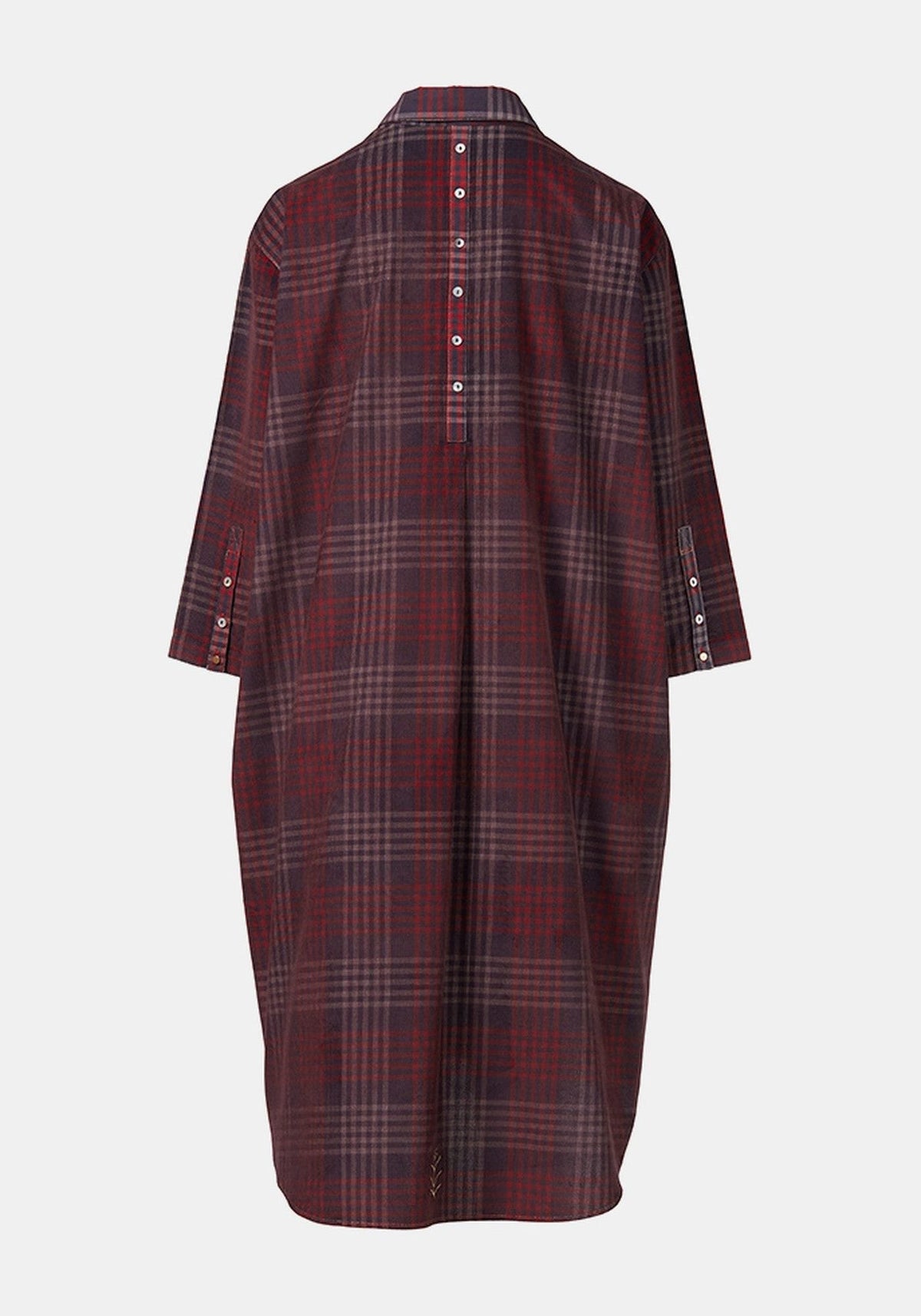 Vestido Carole Checks – vista trasera