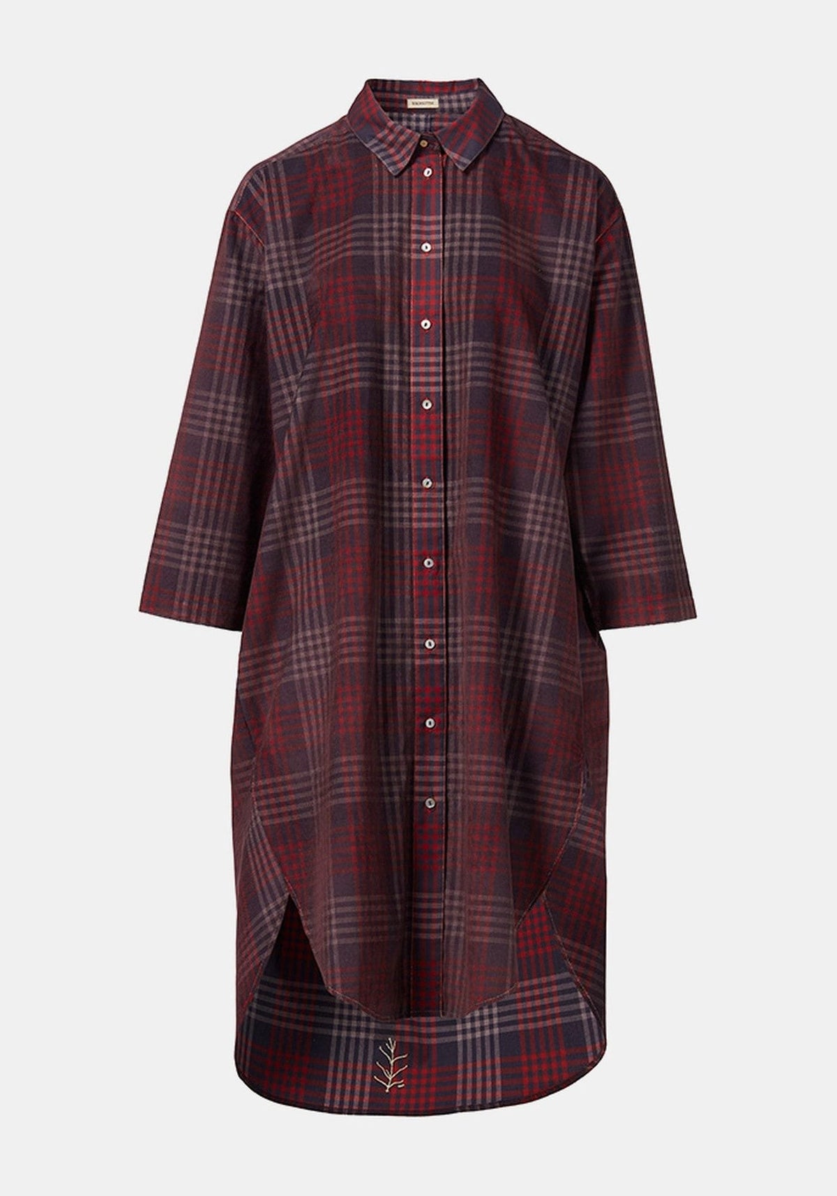 Vestido Carole Checks – vista frontal