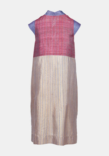 Dress Korean Praline – Multicolour, silk blend, alternate view | Traces of Me