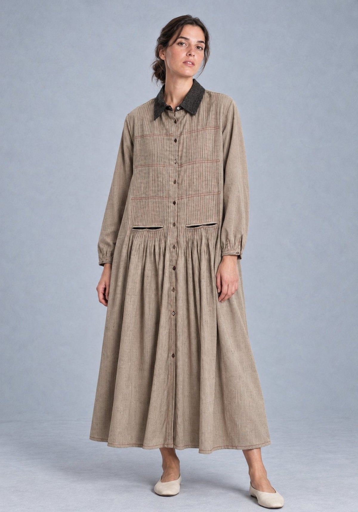 Dress Maxi Chemise - Traces of Me