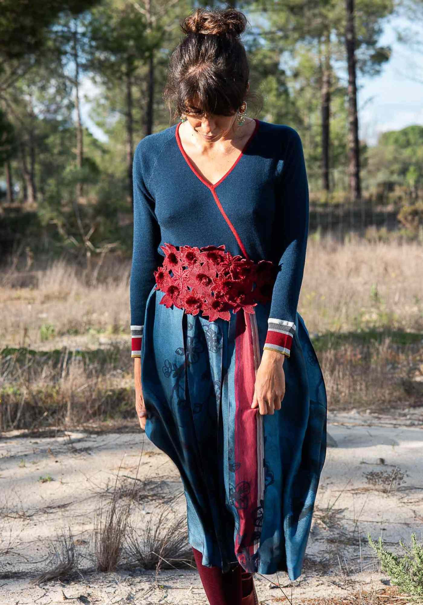 Dress Poppy Abyss Cherry Blossom - Traces of Me