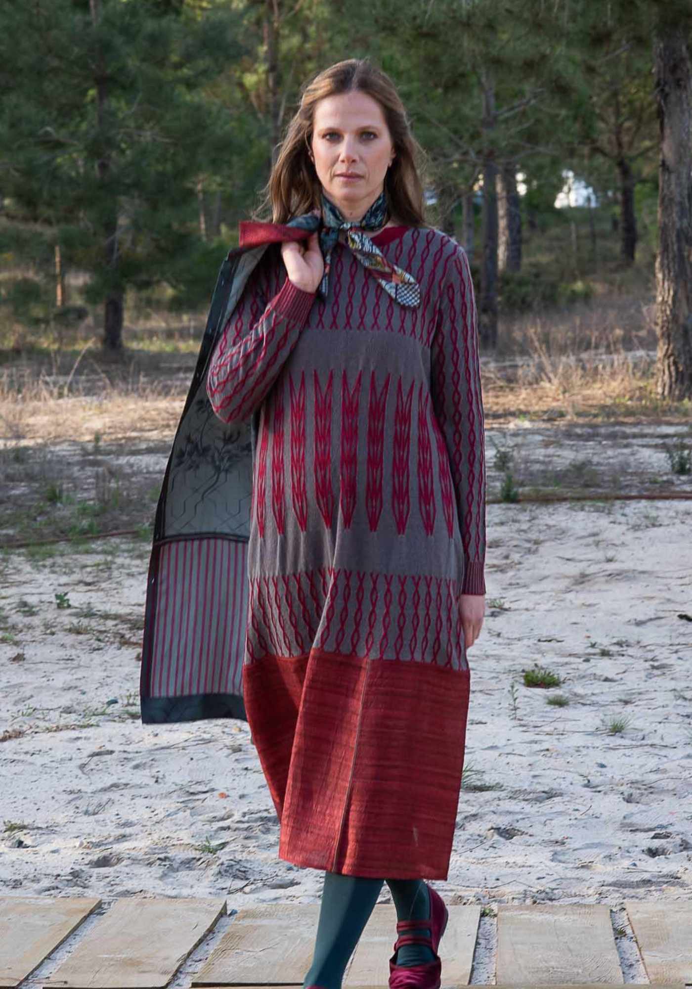 Dress Poppy Cancan Shiraz - Traces of Me