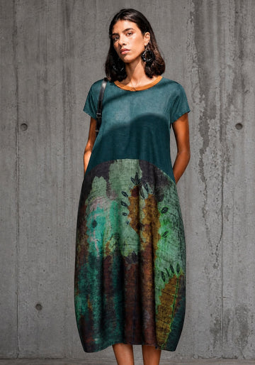 Dress Poppy Polo Short Sleeves Chaibi Desert - Traces of Me