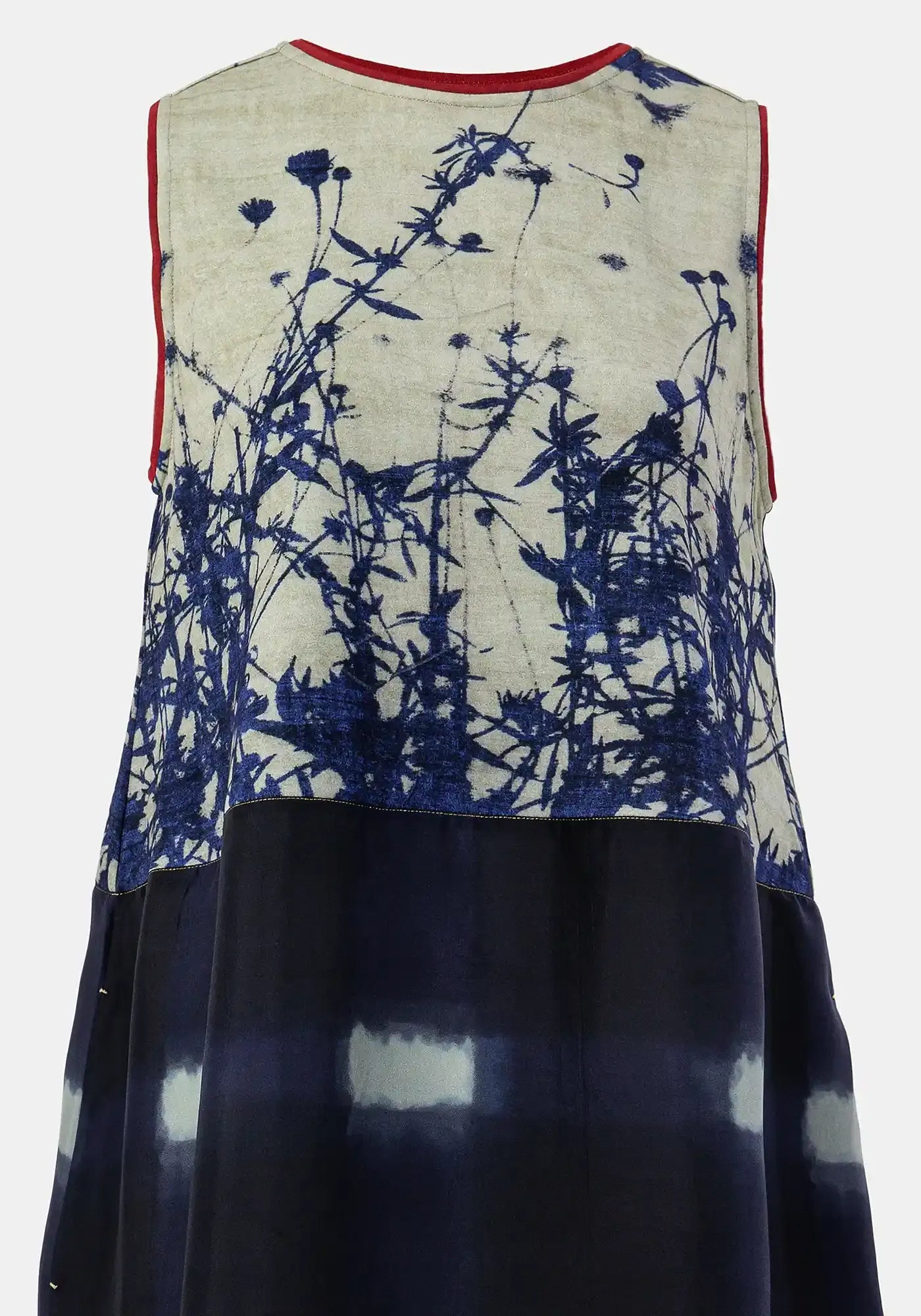 Dress Poppy Round Neck Watercolour Checks - Traces of Me