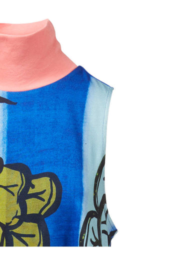 Dress Poppy Turtle Neck Sleeveless Plage - Traces of Me