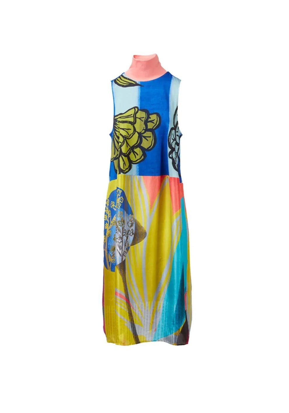 Dress Poppy Turtle Neck Sleeveless Plage - Traces of Me