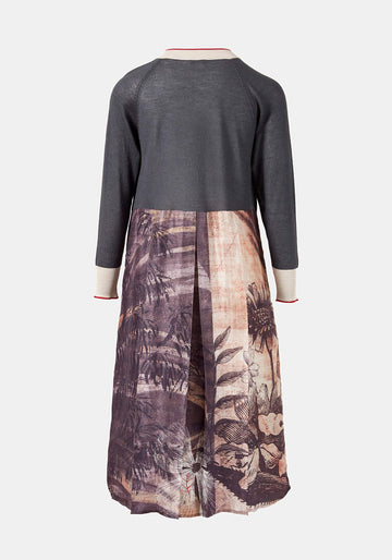 Dress Poppy V Neck Flowers Nest - Traces of Me