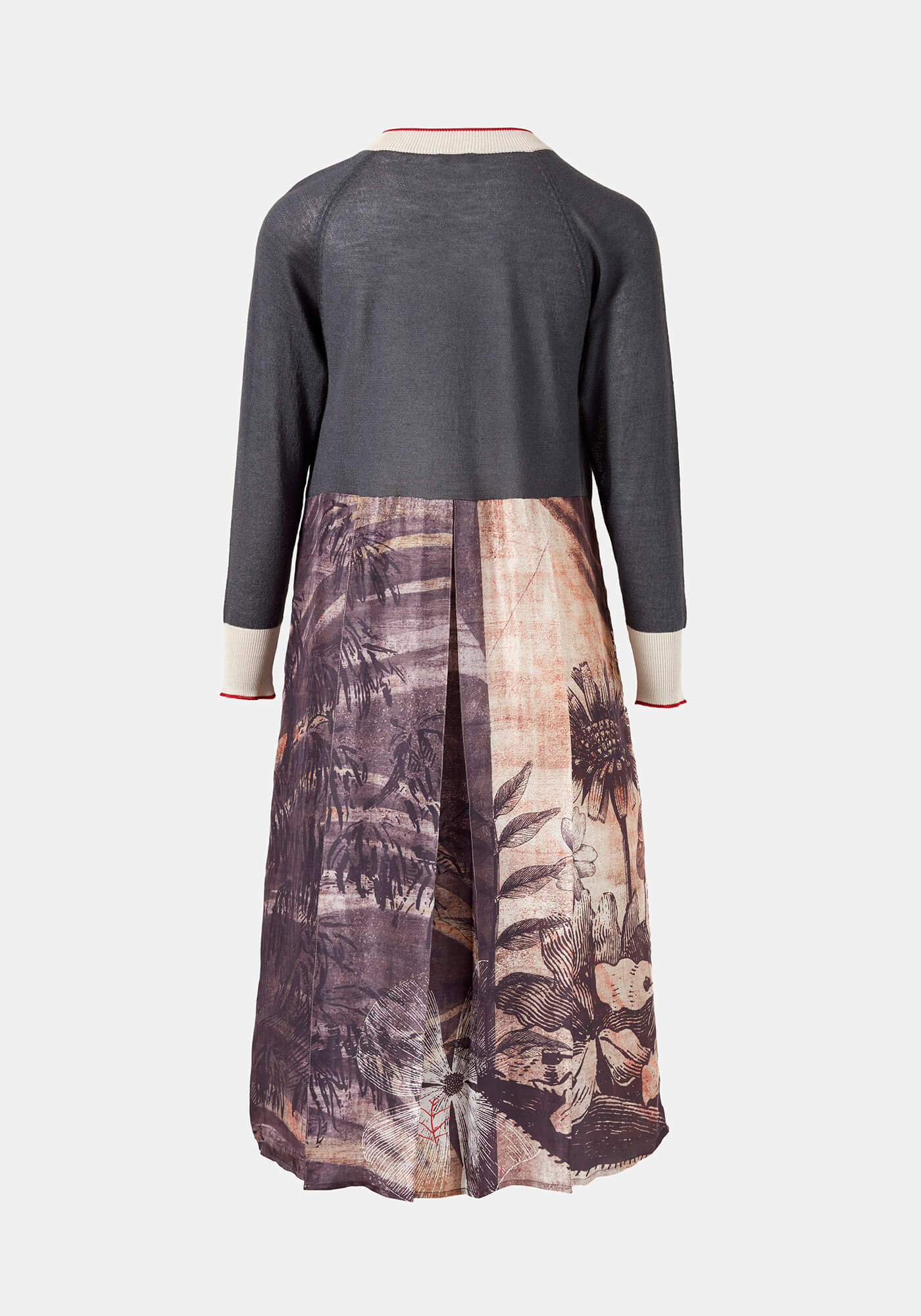 Dress Poppy V Neck Flowers Nest - Traces of Me