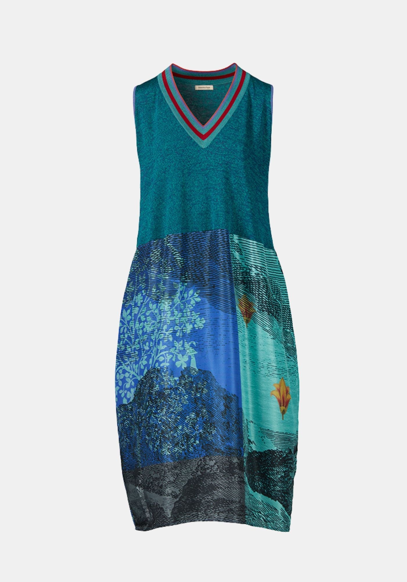 Dress Poppy V Neck Sleeveless Indian Summer - Traces of Me