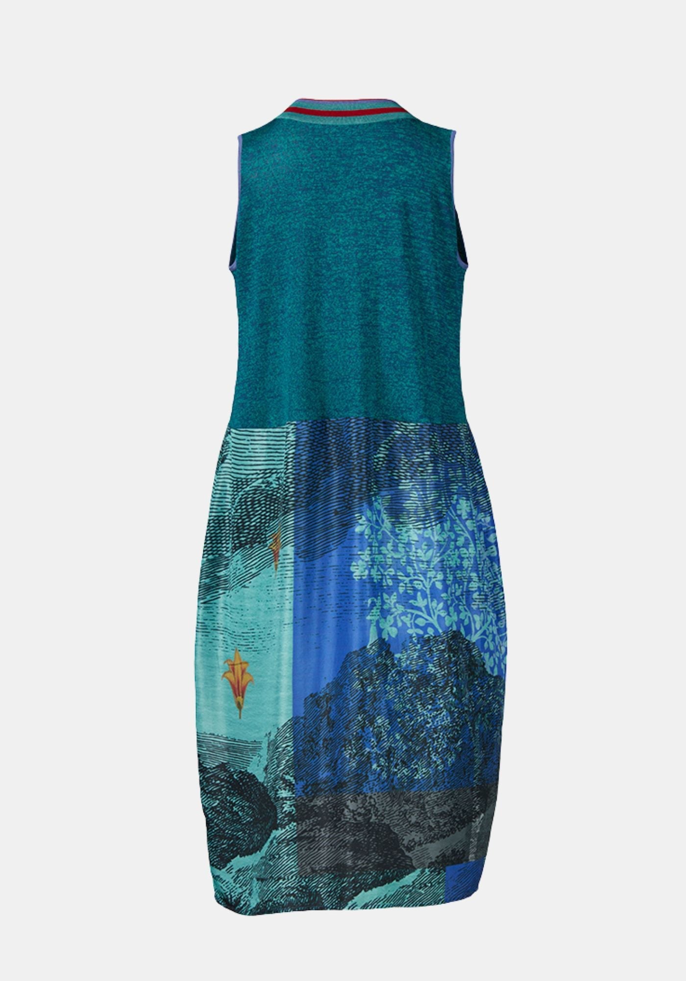 Dress Poppy V Neck Sleeveless Indian Summer - Traces of Me