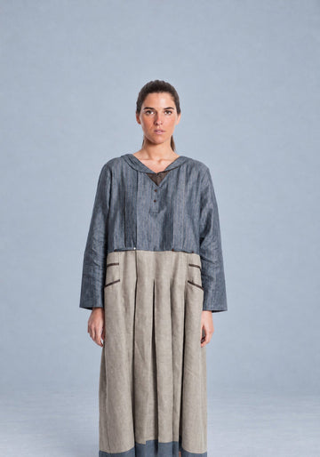 Dress Robe Manteaux Pied de Poule - Traces of Me