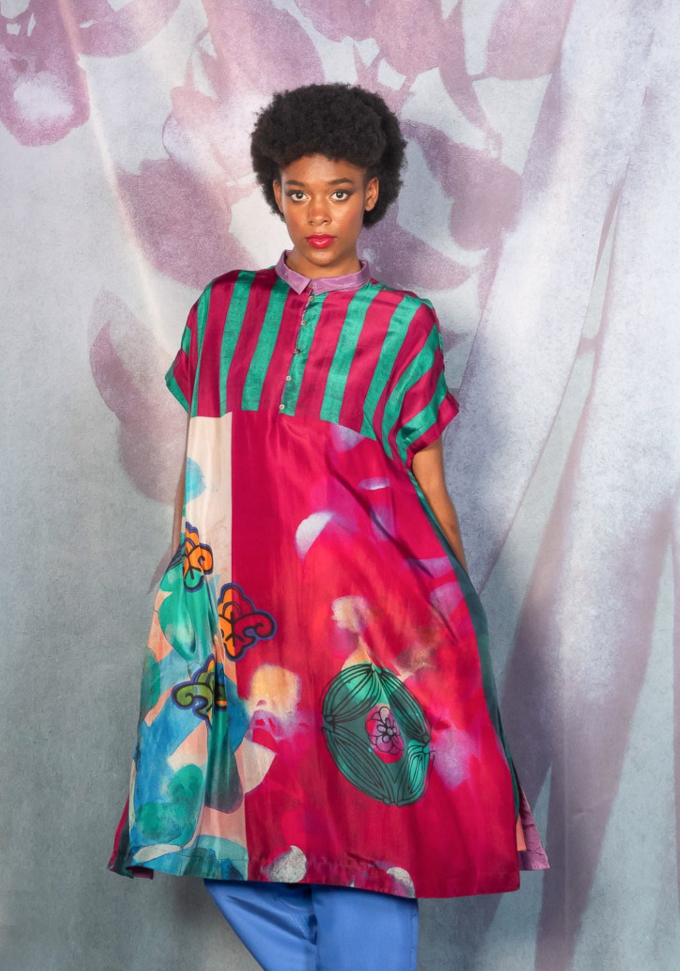 Dress Selkie Camelia Leaves - Traces of Me