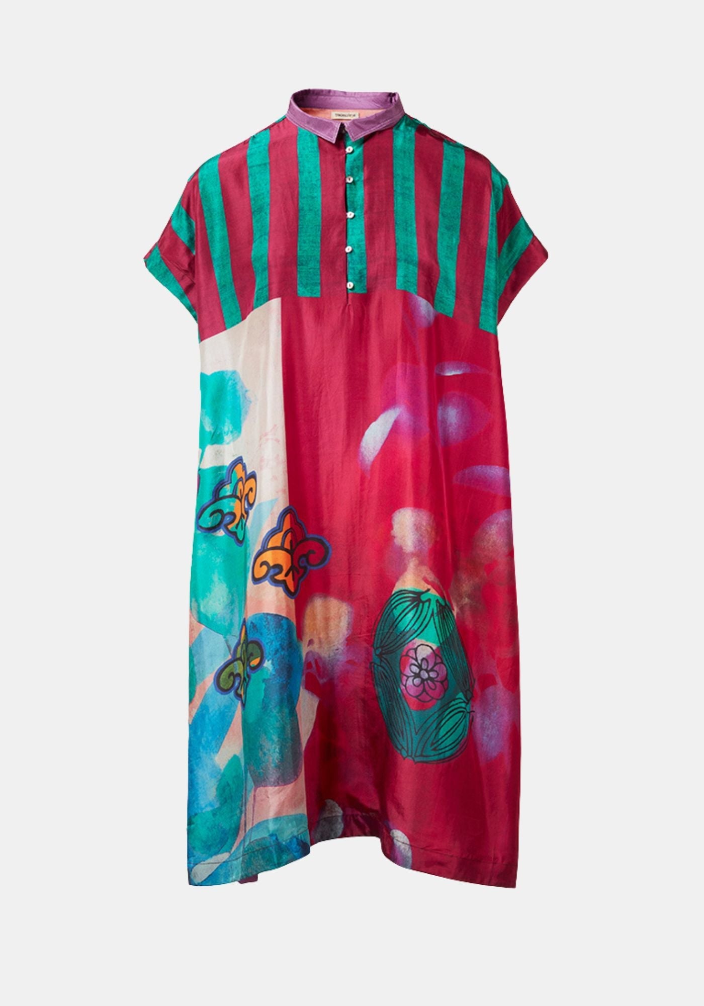Dress Selkie Camelia Leaves - Traces of Me