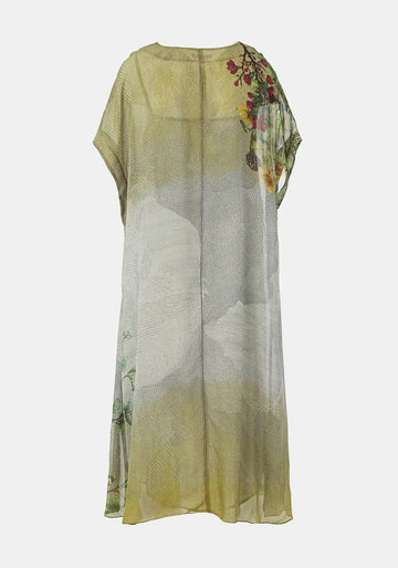 Dress Selkie V Neck Centaurea - Traces of Me