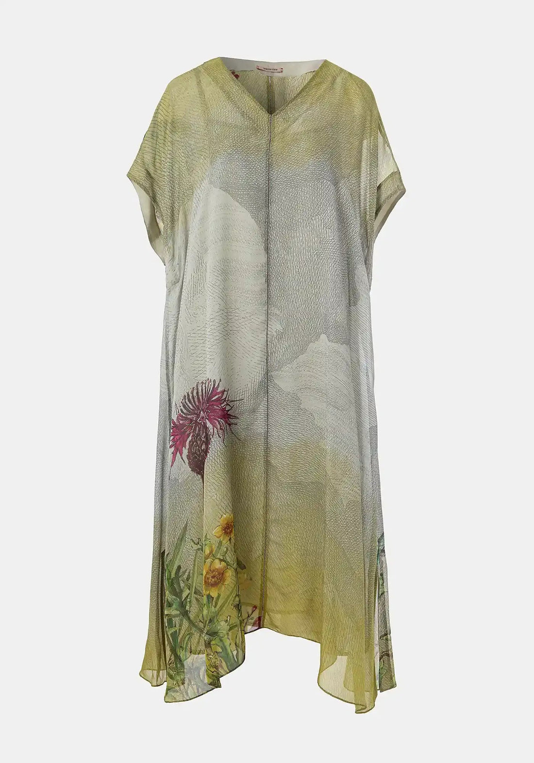 Dress Selkie V Neck Centaurea - Traces of Me