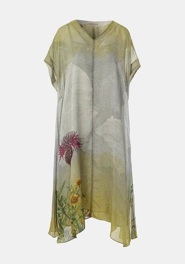 Dress Selkie V Neck Centaurea - Traces of Me