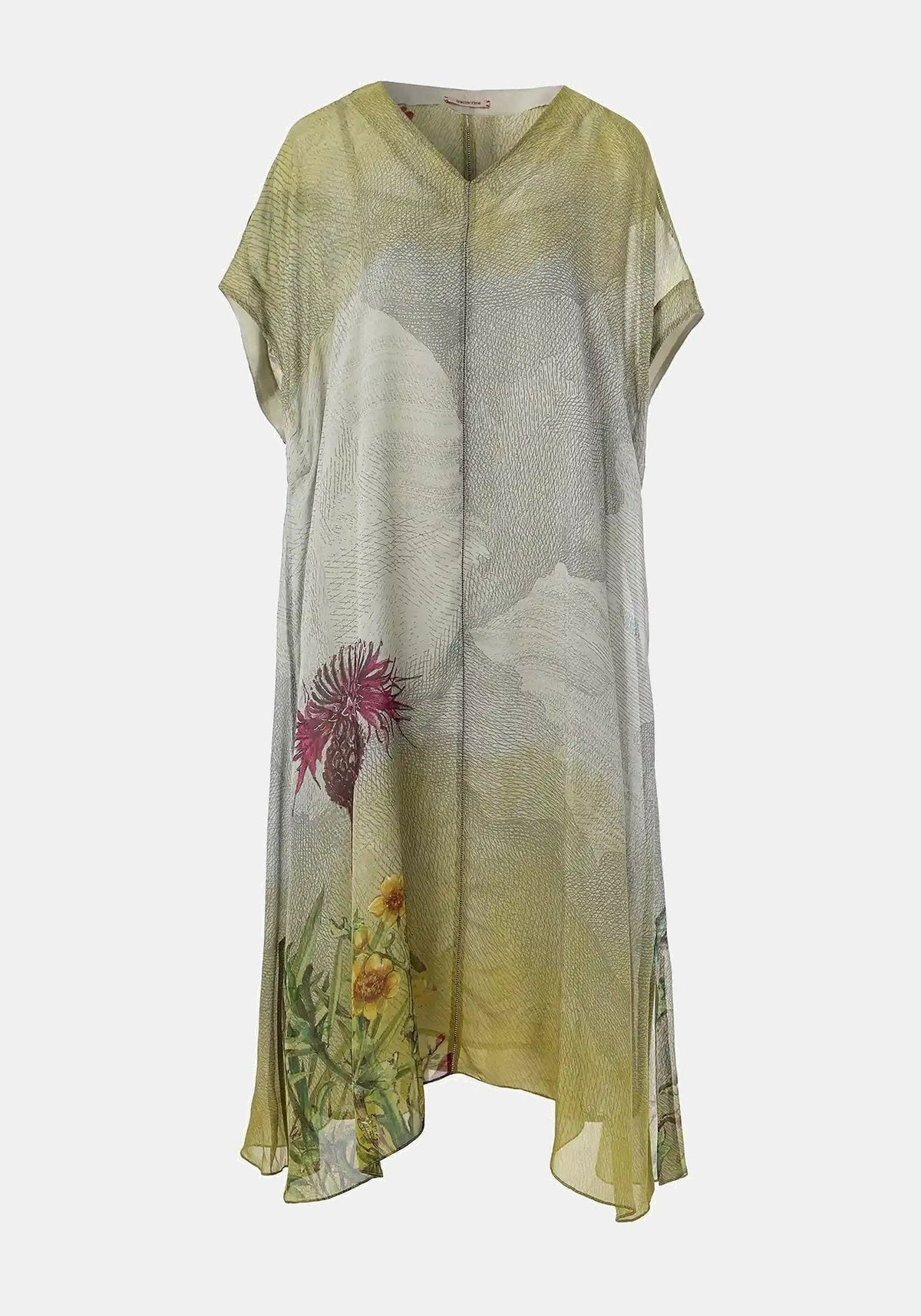 Dress Selkie V Neck Centaurea - Traces of Me