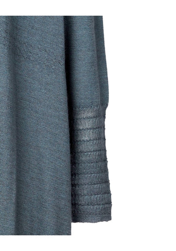 Dress Turtle Neck Moon – Graphite, cashmere-wool blend, alternate view | Traces of Me