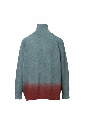 Jumper New Polar Teal – Teal / Hollister, yak wool, alternate view | Traces of Me