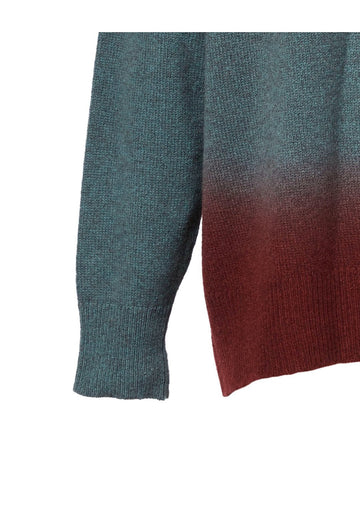 Jumper New Polar Teal – Teal / Hollister, yak wool, alternate view | Traces of Me