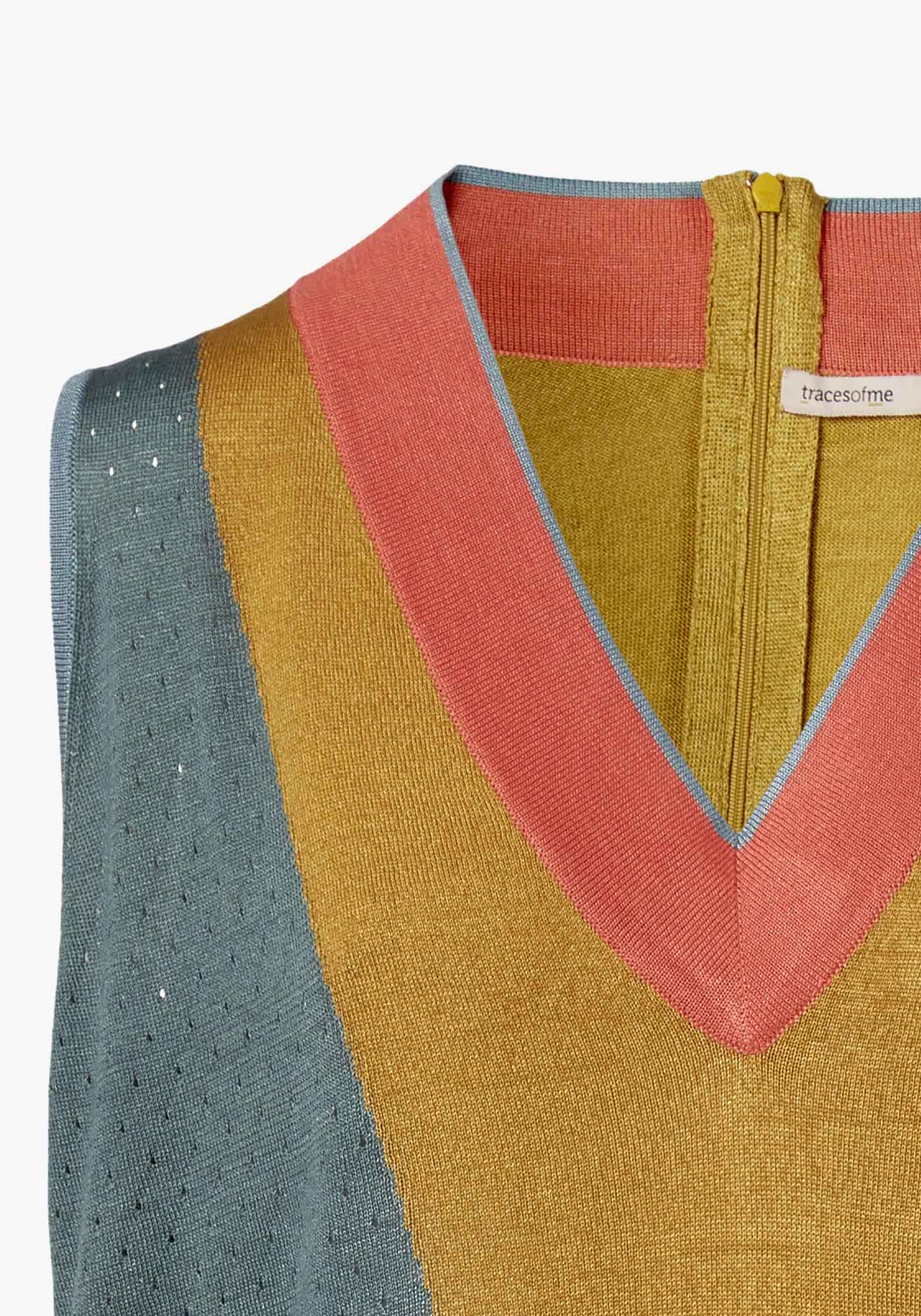 Jumpsuit Poppy V Neck Grid - Traces of Me