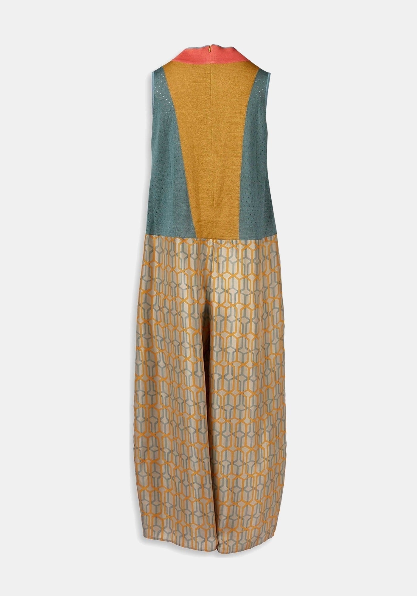 Jumpsuit Poppy V Neck Grid - Traces of Me