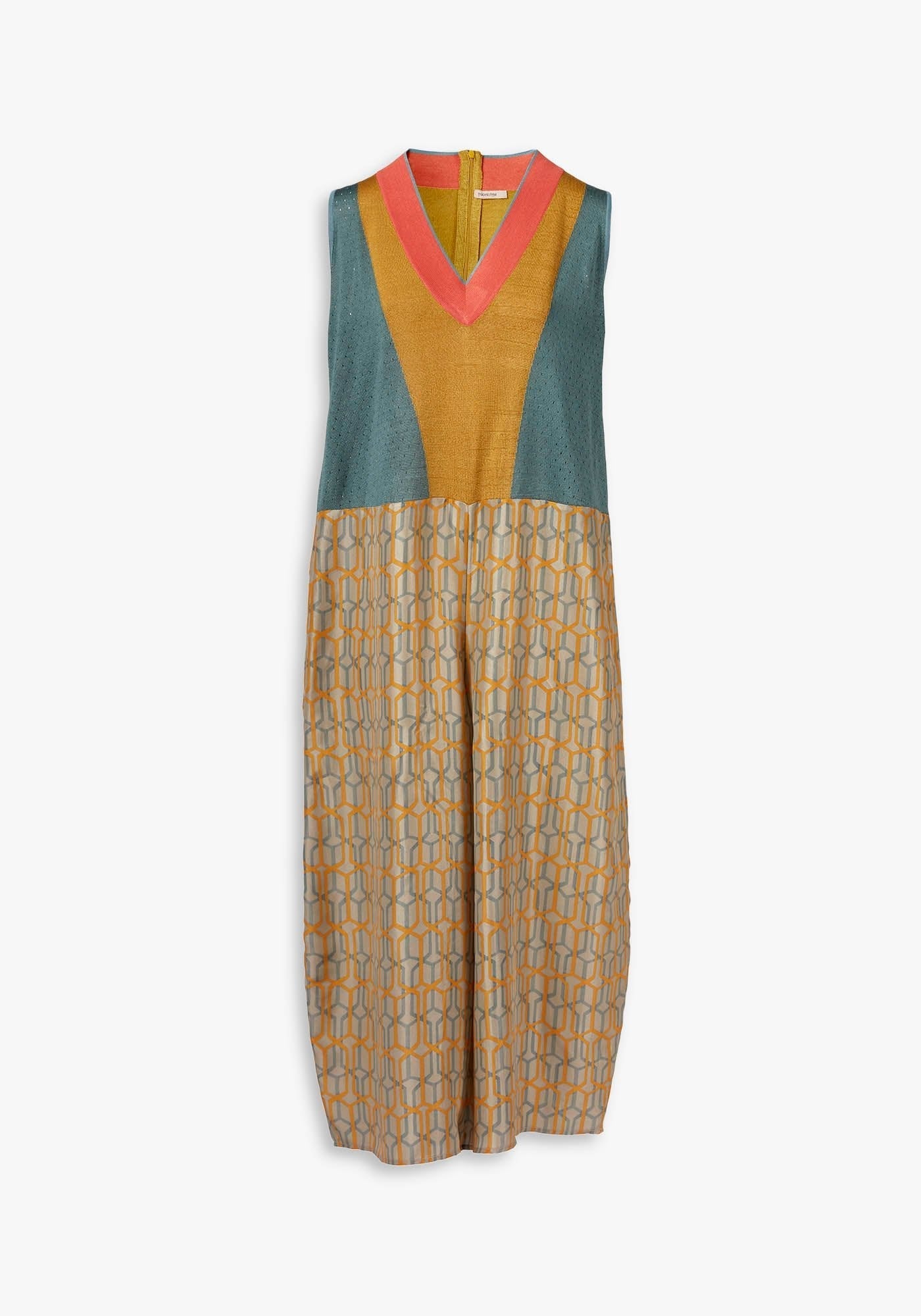 Jumpsuit Poppy V Neck Grid - Traces of Me