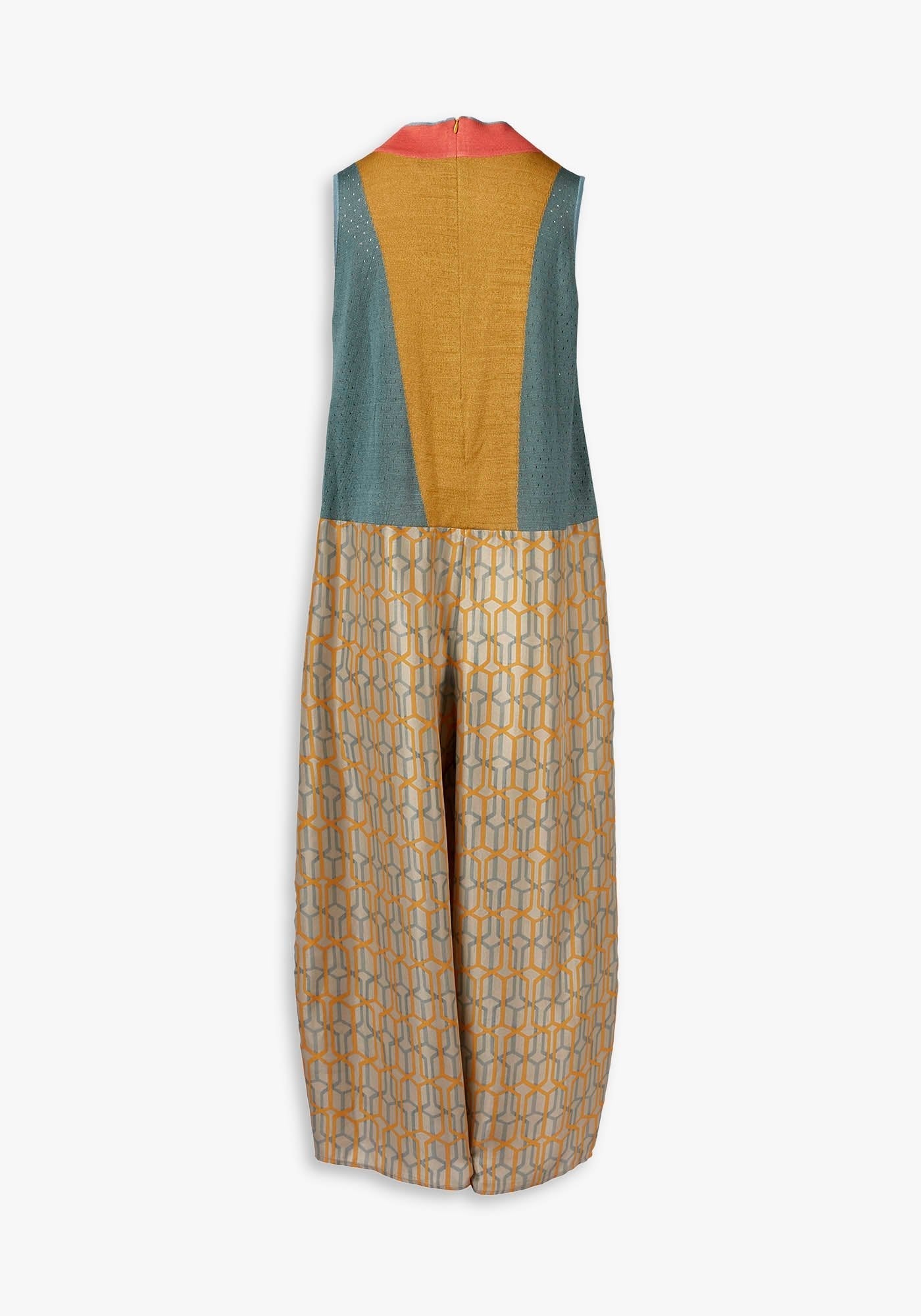 Jumpsuit Poppy V Neck Grid - Traces of Me