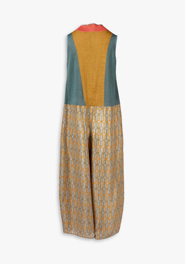 Jumpsuit Poppy V Neck Grid - Traces of Me