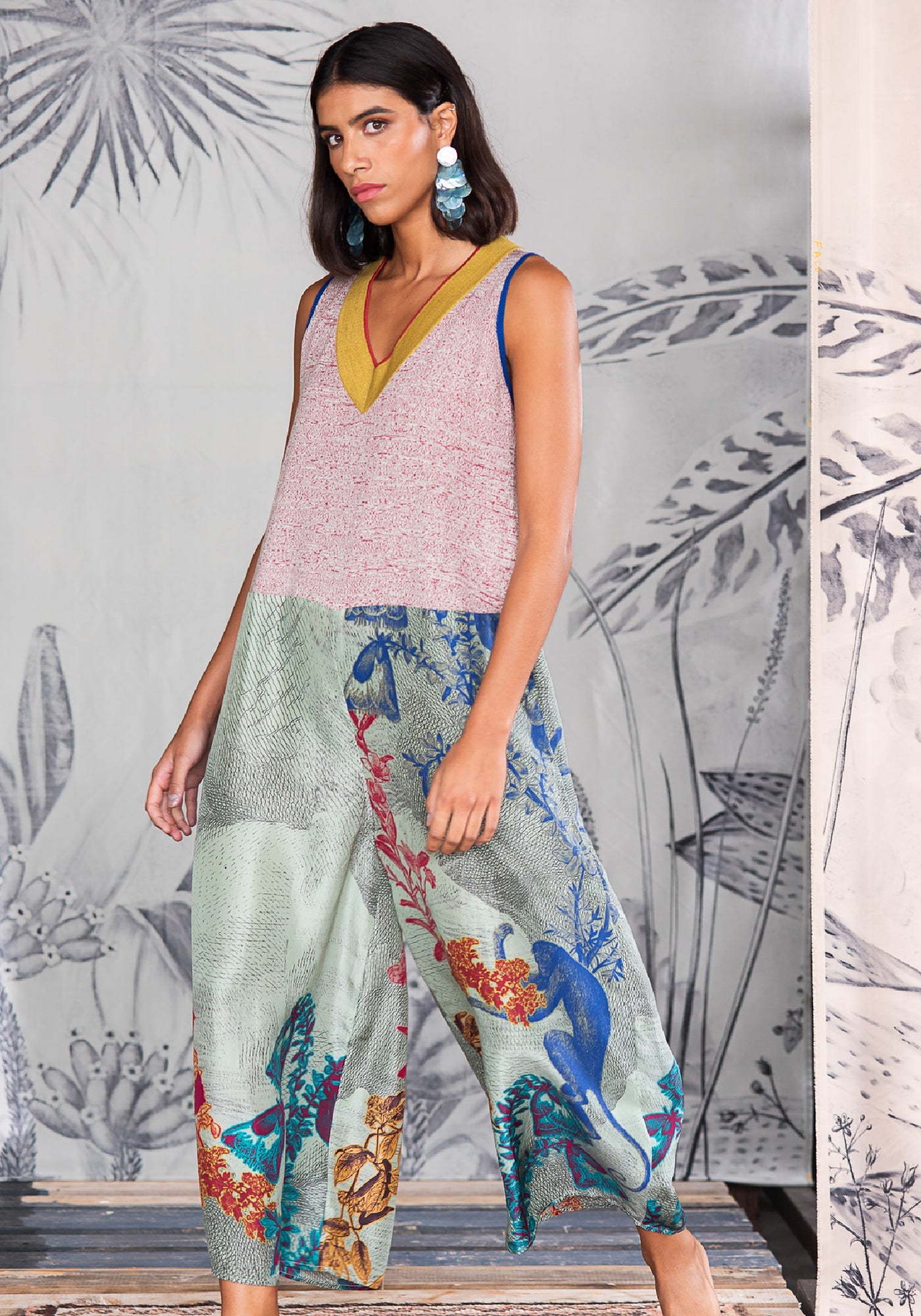 Jumpsuit Poppy V Neck Noe - Traces of Me